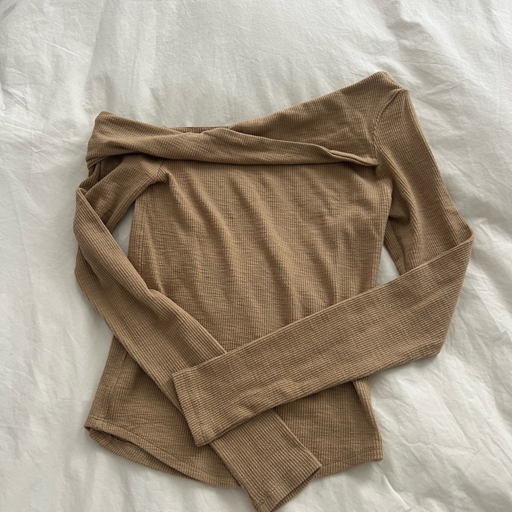 Free people off the shoulder long sleeve